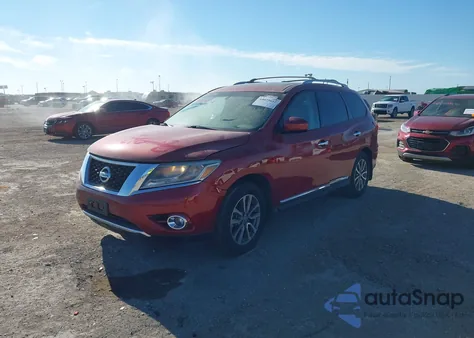 2014 Nissan Pathfinder Sl z USA, uszkodzony, nr VIN 5N1AR2MN9EC682440